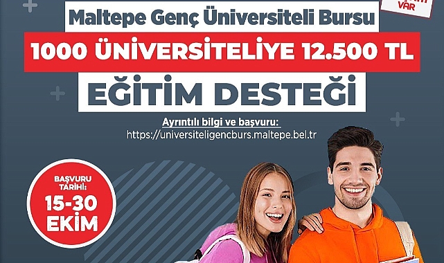 Maltepe Belediyesi'nden 1000 üniversiteliye bin 250 TL burs
