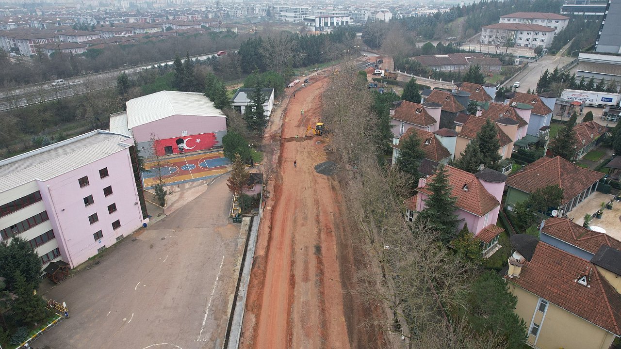 Alikahya tramvay hattı, Kocaeli Stadı’na doğru hızla ilerliyor Büyükşehir ulaşımda çığır açıyor