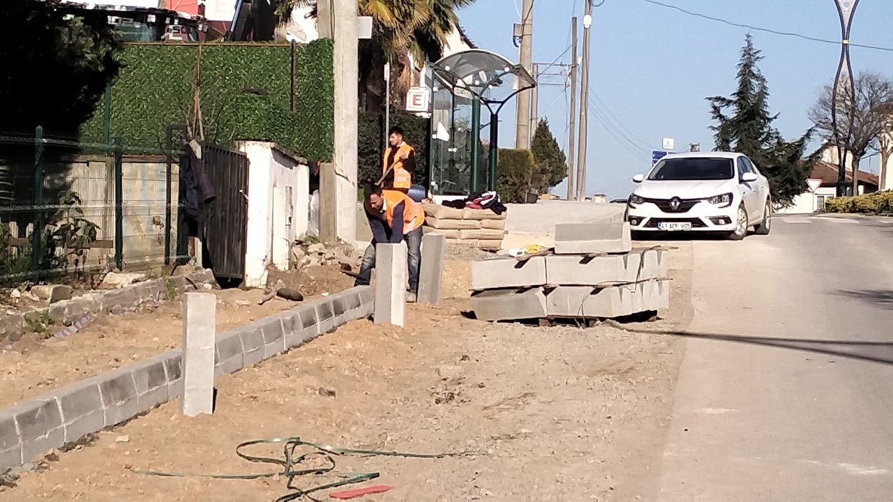 Başiskele’de Üst Yapı Çalışmaları Hızla Sürüyor