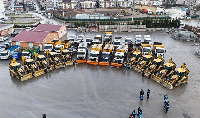 Gebze’de ekipler hazır kıta