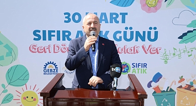 Gebze’de öğrencilerden “Sıfır Atık” Projesine destek yürüyüşü