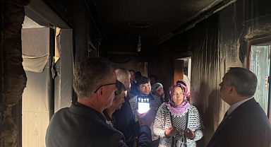 Başkan Dokuzlar’dan Yangın Mağduru Aileye Ziyaret: