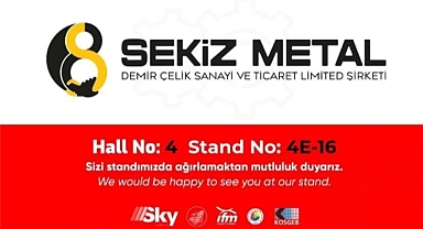 Sekiz Metal, Metal Expo 2025’te Sektöre Güç Katacak