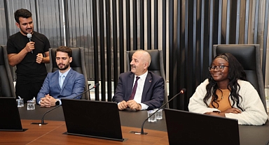 Başkan Büyükgöz Erasmus Öğrencileriyle Buluştu