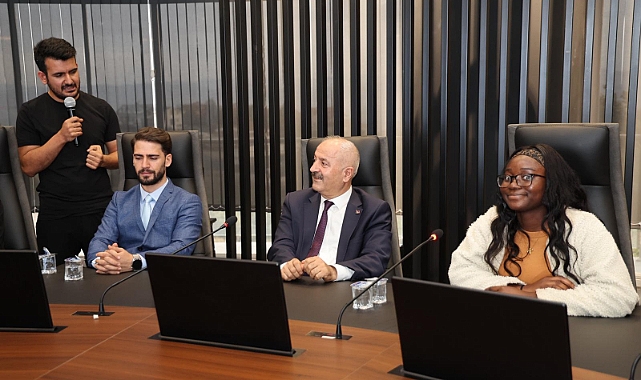 Başkan Büyükgöz Erasmus Öğrencileriyle Buluştu