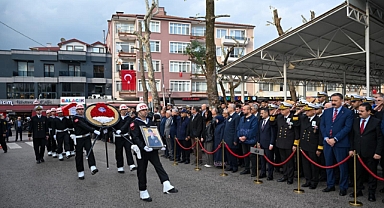 Vali İlhami Aktaş, Kıbrıs Gazisi Emekli Dz. Asb. Kd. Bçvş. İsmail Kılınçın Cenaze Törenine Katıldı