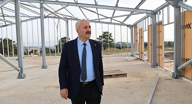 Başkan Büyükgöz Geçici Kaymakamlık Binasını İnceledi