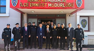 Vali Aktaş, Derince İlçe Jandarma Komutanlığı İnşaatı ve Derince İlçe Emniyet Müdürlüğünde İncelemelerde Bulundu