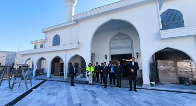 Vali Aktaş, KOBİ OSB Cami’nde İncelemelerde Bulundu