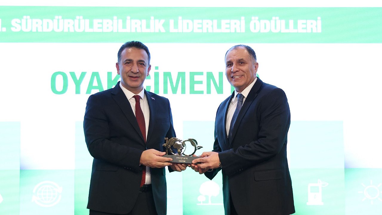 OYAK Çimento’ya “Sürdürülebilirlik Liderleri” Ödülü