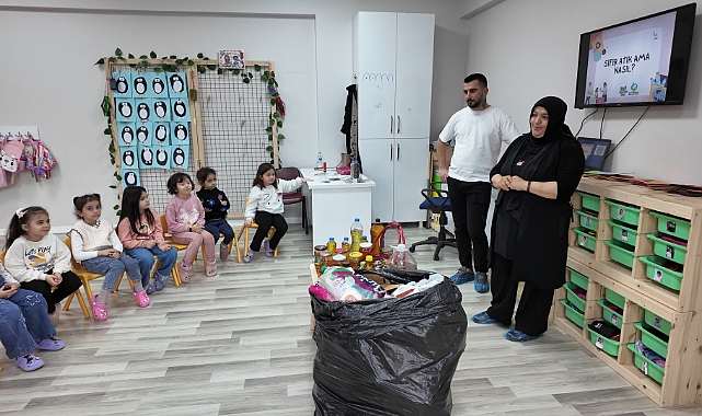Alparslan Anaokulu’nda sıfır atık eğitimi verildi