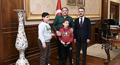 Hamit Haydar, Vali İlhami Aktaş’ı Ziyaret Etti