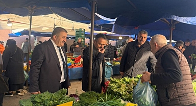 Ali Aktaş’tan Pazarcı Esnafına Yakın İlgi