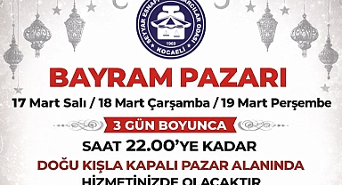 BAŞKAN KUMSAR’DAN BAYRAM PAZARI’NA DAVET