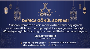 DARICA BELEDİYESİNDEN İFTAR DAVETİ