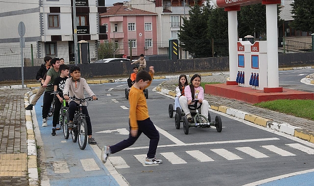 Darıca’da trafik bilinci küçük yaşta kazandırılıyor
