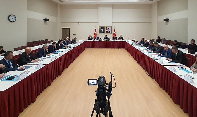 Genişletilmiş İl Güvenlik, Asayiş ve Koordinasyon Toplantısı, Vali Aktaş Başkanlığında Yapıldı