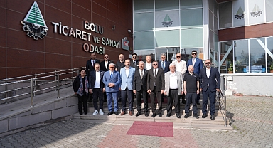GEBZE TİCARET ODASI BAŞKANI ASLANTAŞ'TAN BOLU’DA EKONOMİ VE İŞ BİRLİĞİ TRAFİĞİ