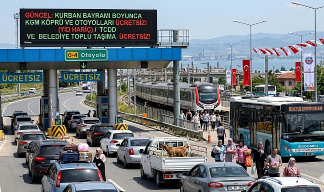 Kurban Bayramı'nda Ulaşım Müjdesi: Köprüler, Otoyollar ve Toplu Taşıma Ücretsiz!