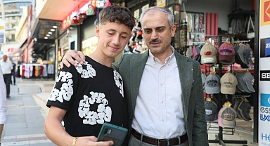 Başkan Çiftçi, güne esnaf ziyaretiyle başladı  