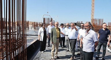 Çiftçi, Çayırova Devlet Hastanesi inşaatını inceledi