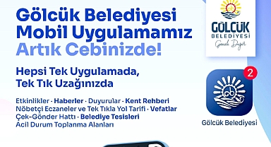 Gölcük Belediyesi Mobil Uygulaması Vatandaşların Hizmetinde