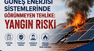 Güneş Enerjisi Sistemlerinde Görünmeyen Tehlike: Yangın Riski! EMO Kocaeli’den Kritik Uyarı