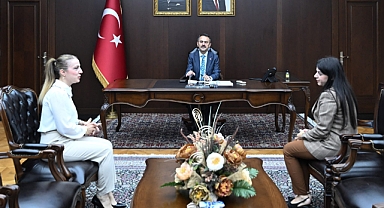 Hakim Göknur Köksal Koşucu’dan Vali İlhami Aktaş’a Nezaket Ziyareti