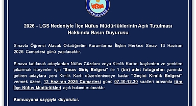LGS Günü Kocaeli'de Nüfus Müdürlükleri Açık Olacak! İşte Çalışma Saatleri