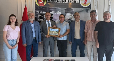 Atletizm Federasyonu’ndan Gebze Gazeteciler Cemiyeti’ne Ziyaret
