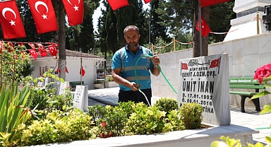 Mezarlık ve Şehitliklerde Kapsamlı Bakım Çalışması
