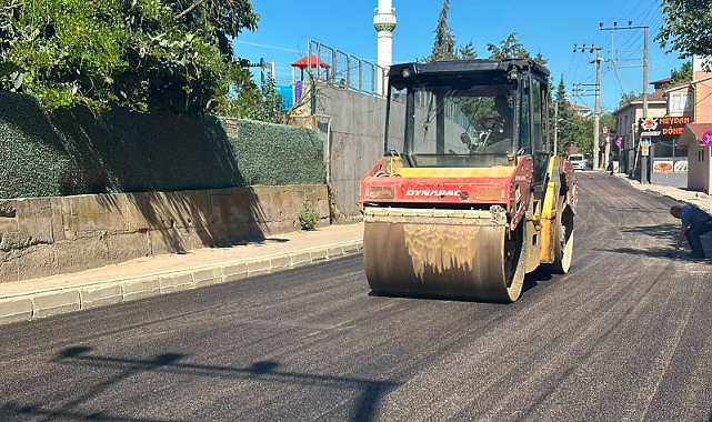 Pelitli Atatürk Caddesi’nde Asfalt Çalışması Tamamlandı